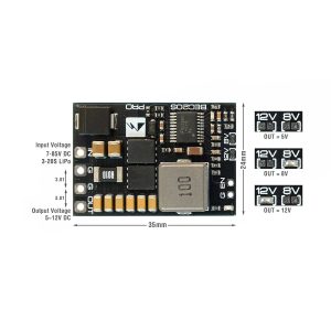 BEC20S-PRO, 7-85V to 5V/8V/12V-5A